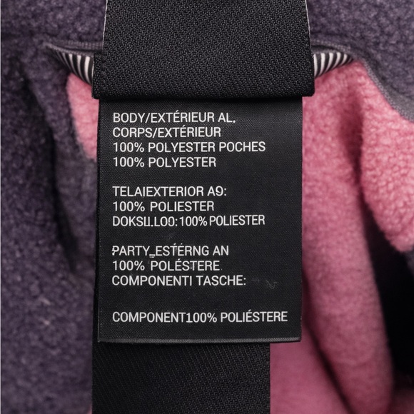 The North Face Pink and Gray Fleece Jacket - Picture 6 of 9